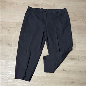 Eileen Fisher Black Straight Leg Pants